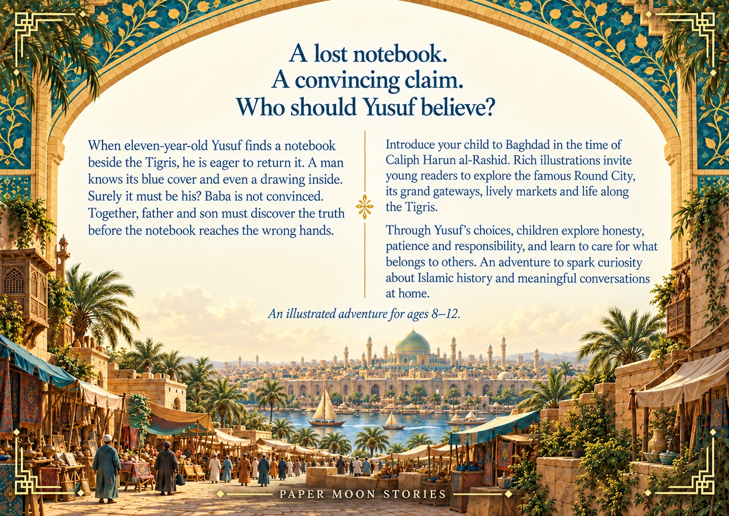 An Adventure in Baghdad — Landscape back cover
