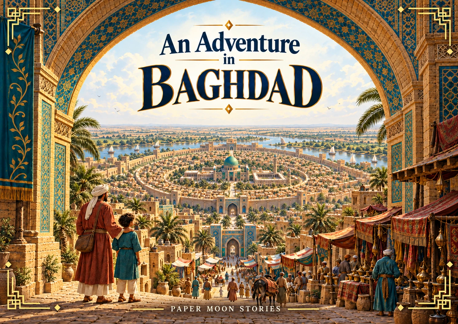 An Adventure in Baghdad — Landscape front cover