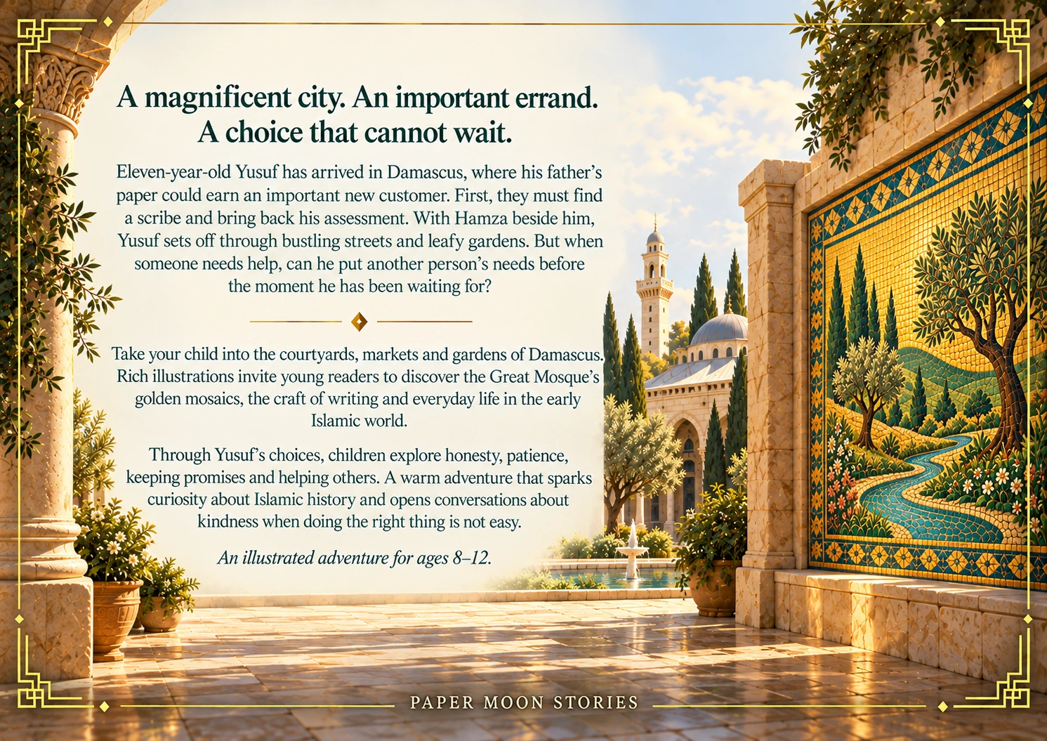 An Adventure in Damascus — Landscape back cover