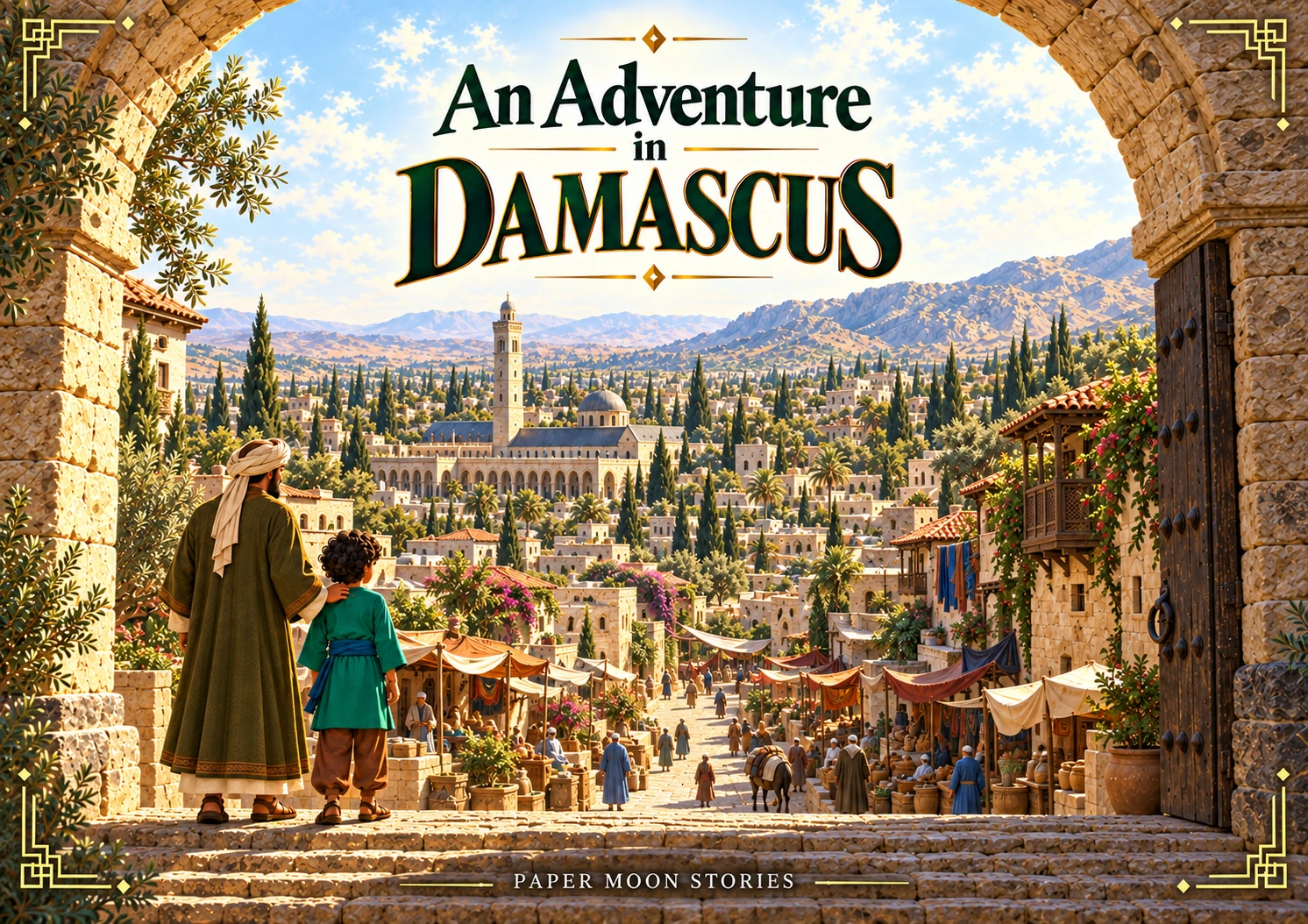 An Adventure in Damascus — Landscape front cover