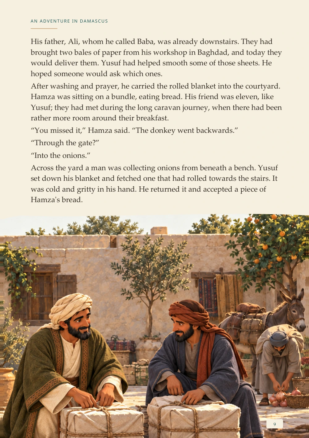 An Adventure in Damascus — portrait Chapter One page 2