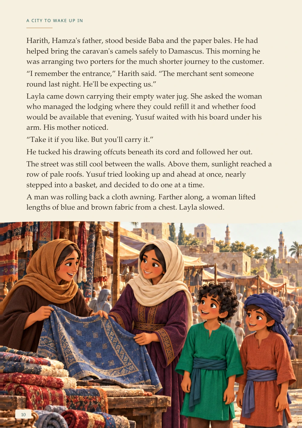 An Adventure in Damascus — portrait Chapter One page 3
