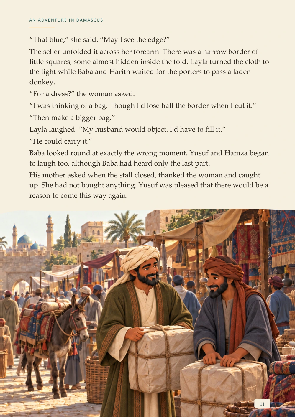 An Adventure in Damascus — portrait Chapter One page 4