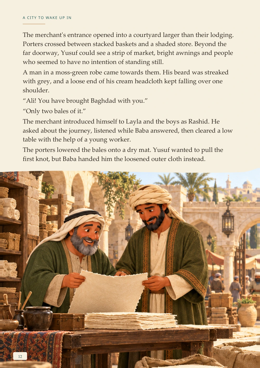 An Adventure in Damascus — portrait Chapter One page 5