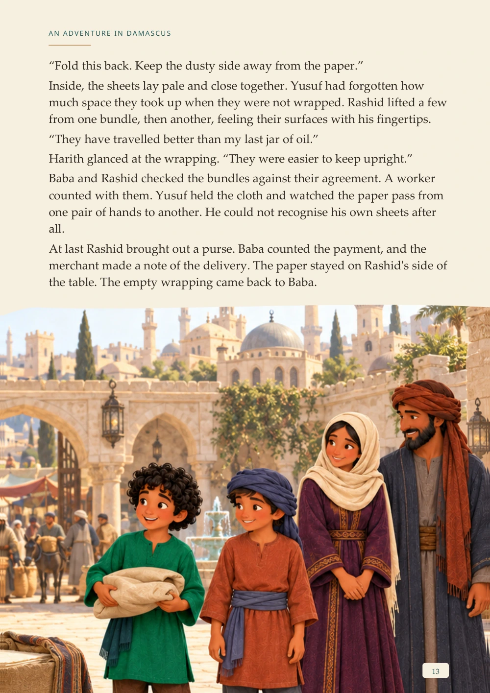 An Adventure in Damascus — portrait Chapter One page 6