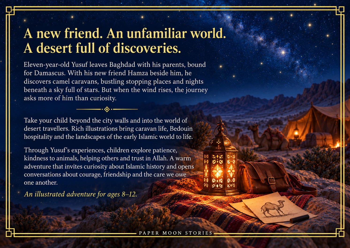 An Adventure in the Desert — Landscape back cover