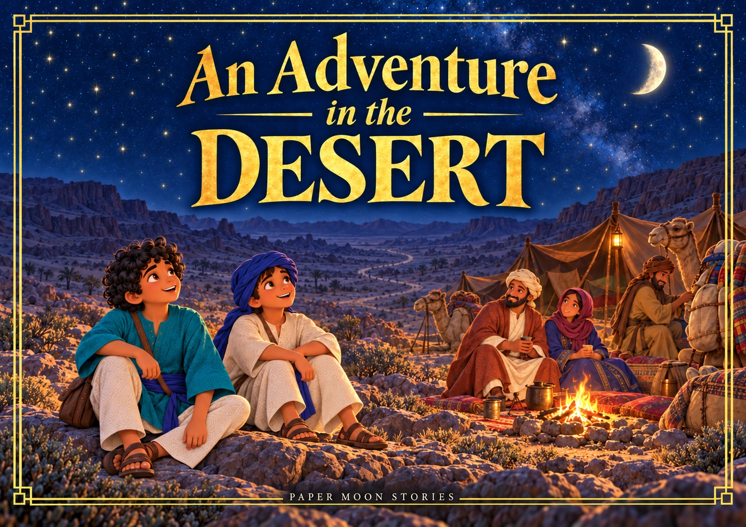 An Adventure in the Desert — Landscape front cover