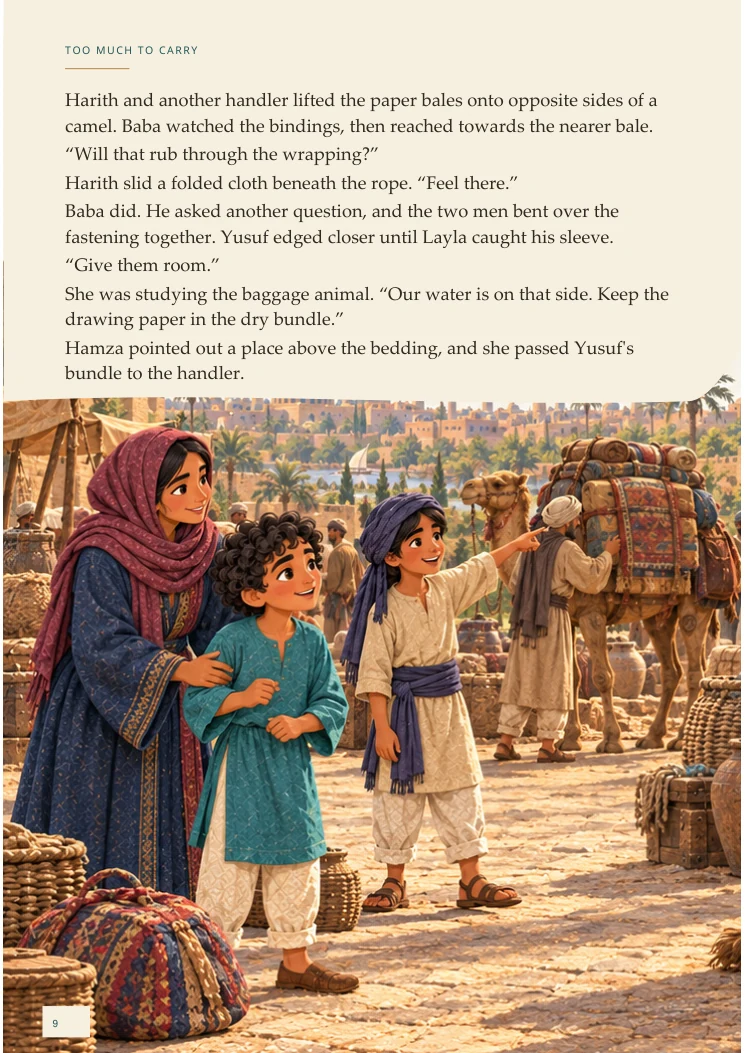 An Adventure in the Desert — portrait Chapter One page 9