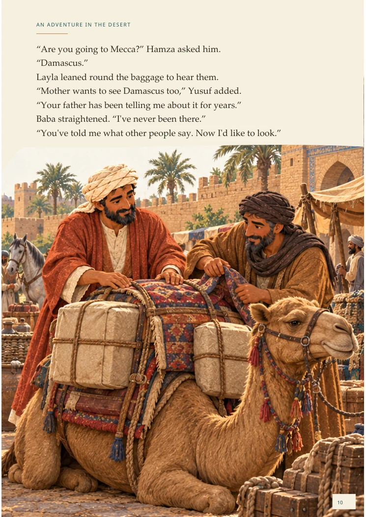 An Adventure in the Desert — portrait Chapter One page 10
