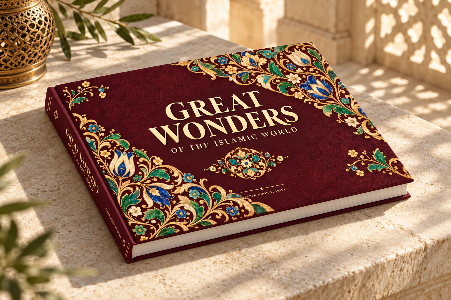 Illustrative hardback setting