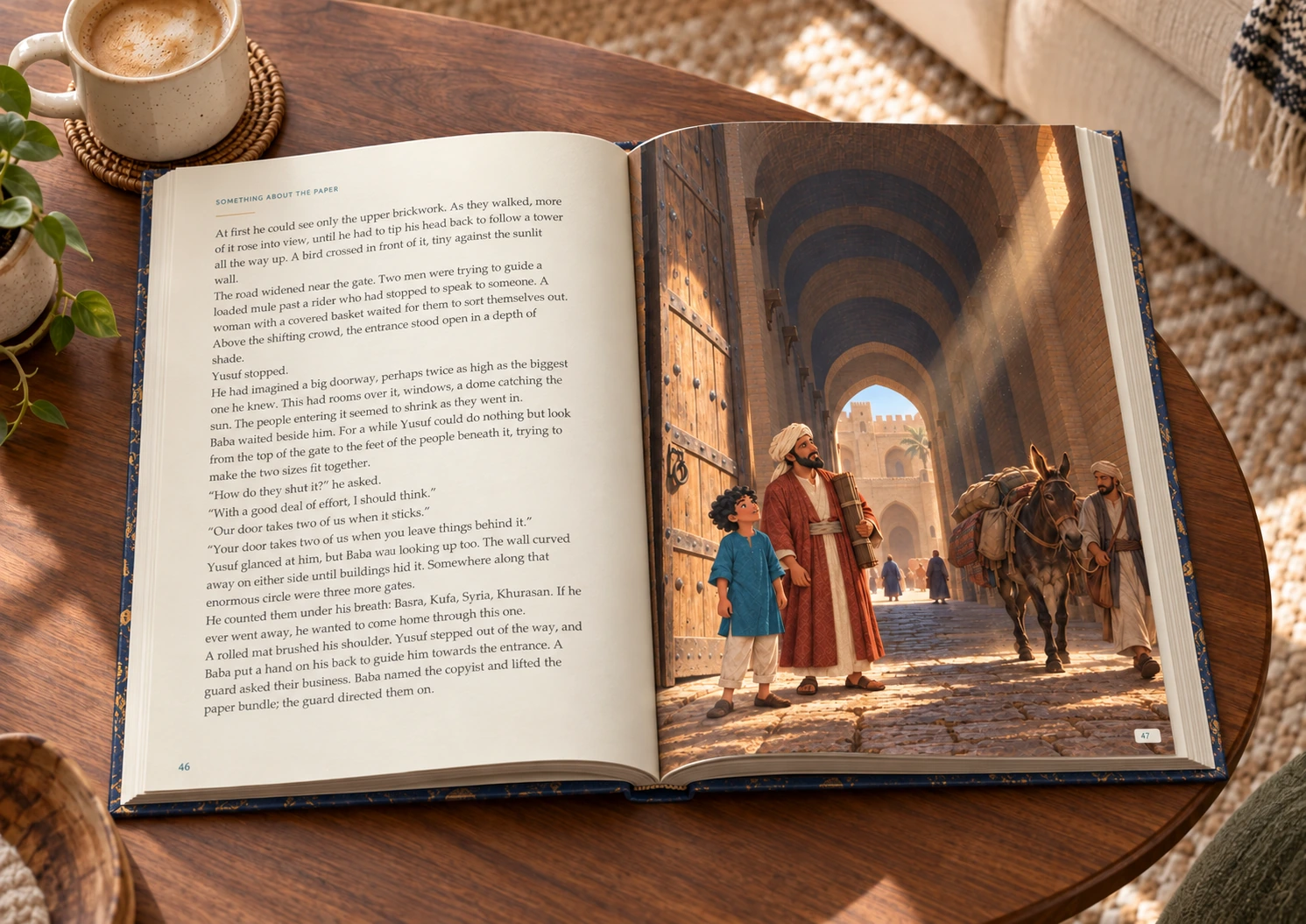 An Adventure in Baghdad — Illustrative photograph · Portrait coffee table
