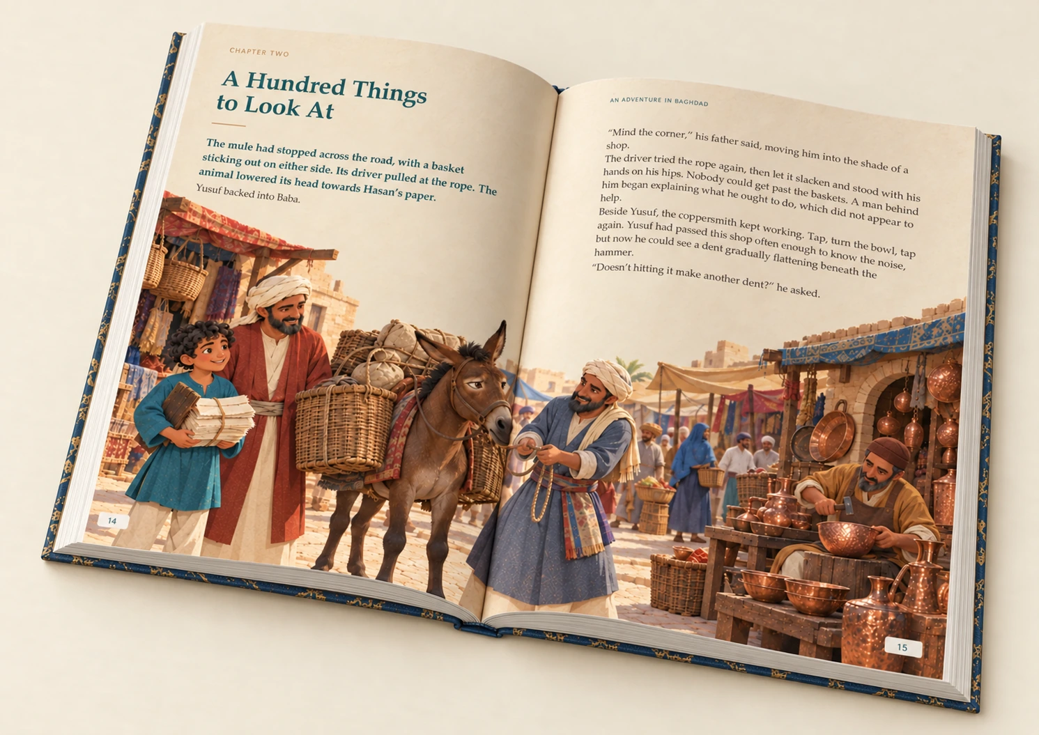 An Adventure in Baghdad — Illustrative photograph · Portrait open