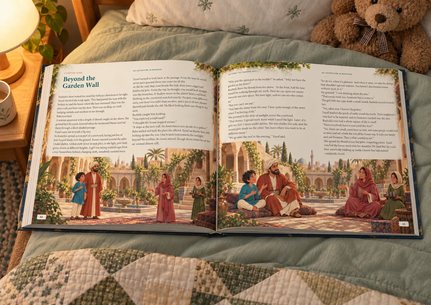 An Adventure in Baghdad — Illustrative photograph · Landscape child’s bed
