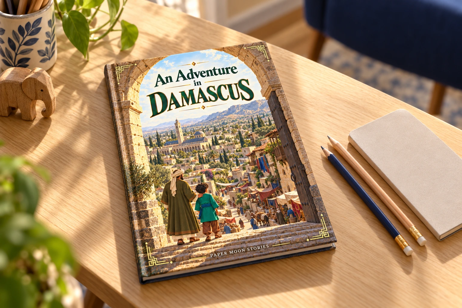 An Adventure in Damascus — Illustrative photograph · Portrait desk
