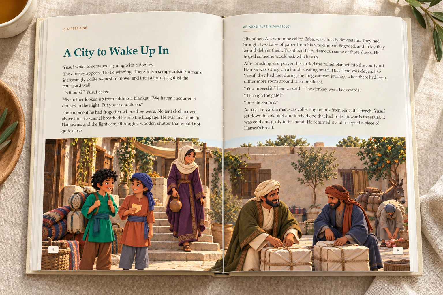 An Adventure in Damascus — Illustrative photograph · Portrait open
