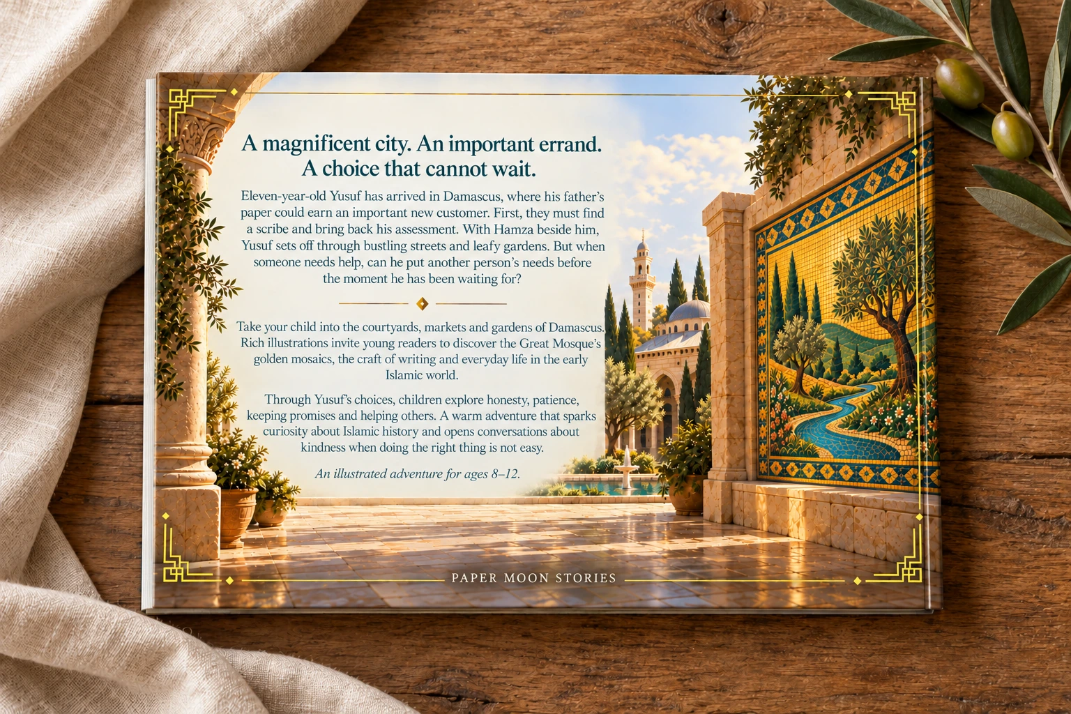 An Adventure in Damascus — Illustrative photograph · Landscape back