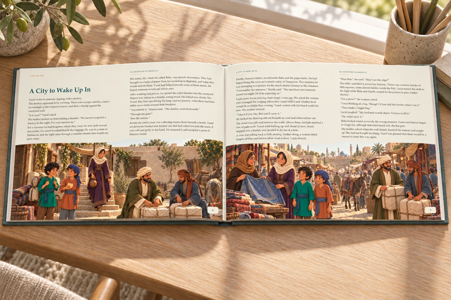 An Adventure in Damascus — Illustrative photograph · Landscape desk