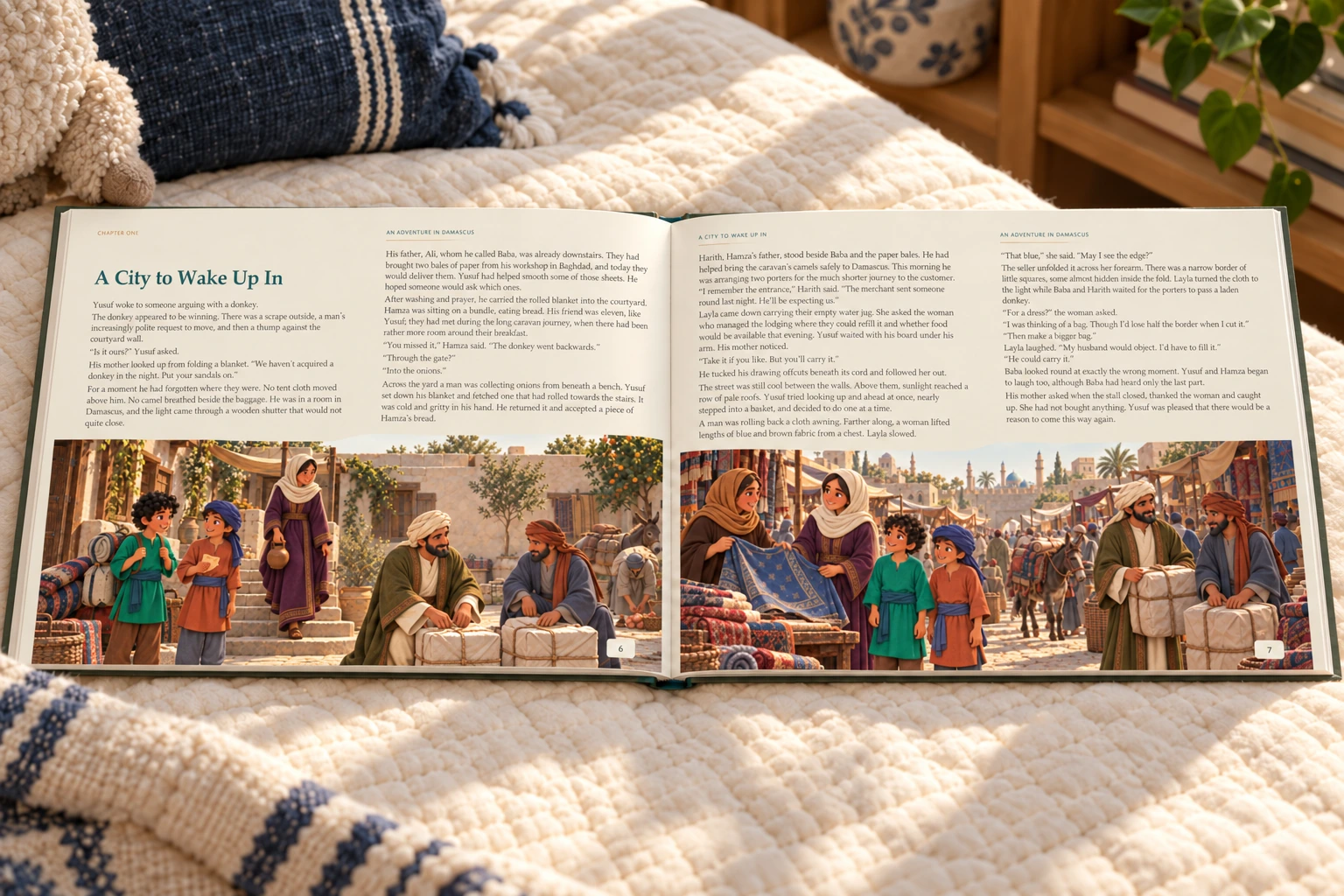 An Adventure in Damascus — Illustrative photograph · Landscape reading nook