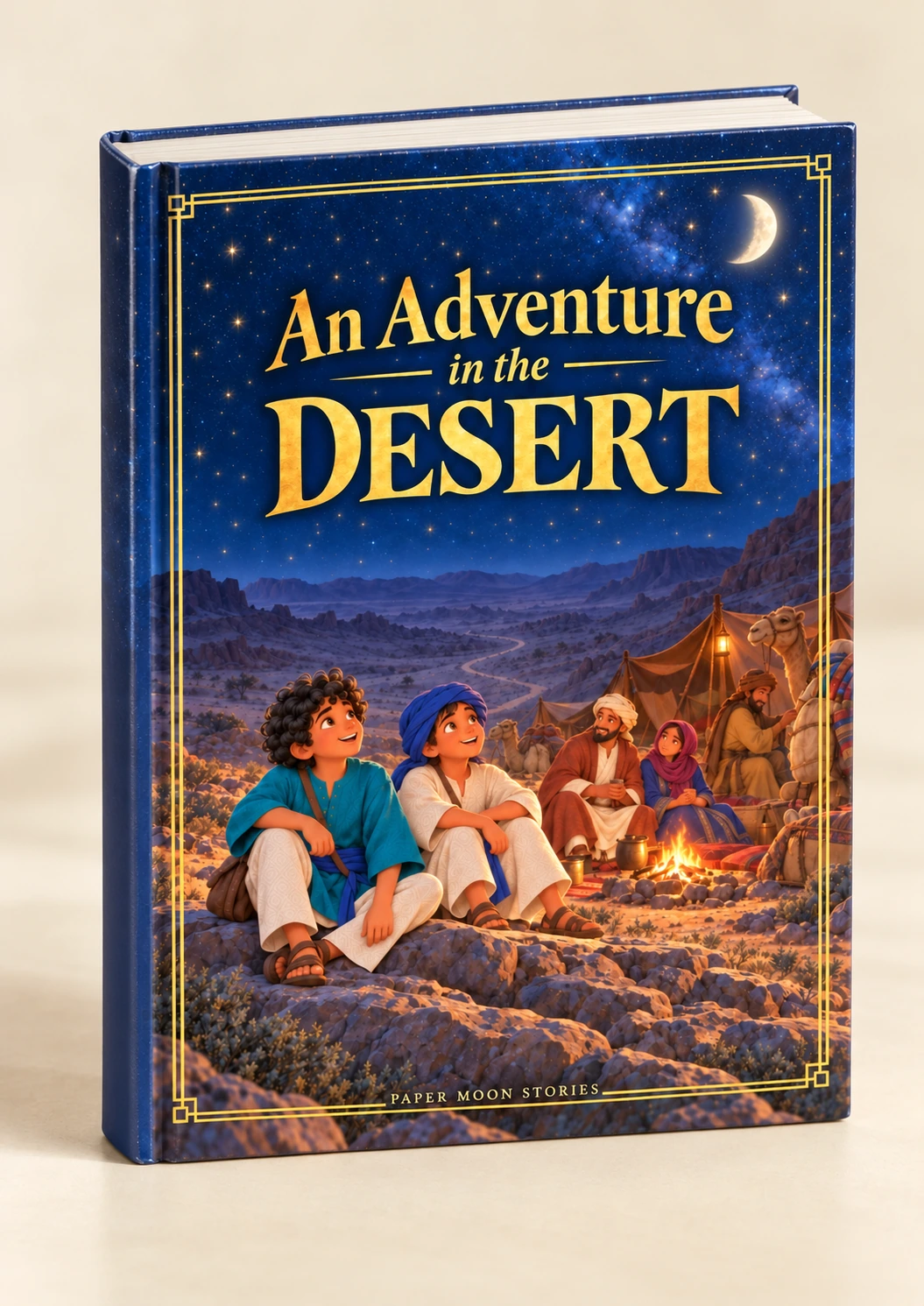 An Adventure in the Desert — Illustrative photograph · Portrait front