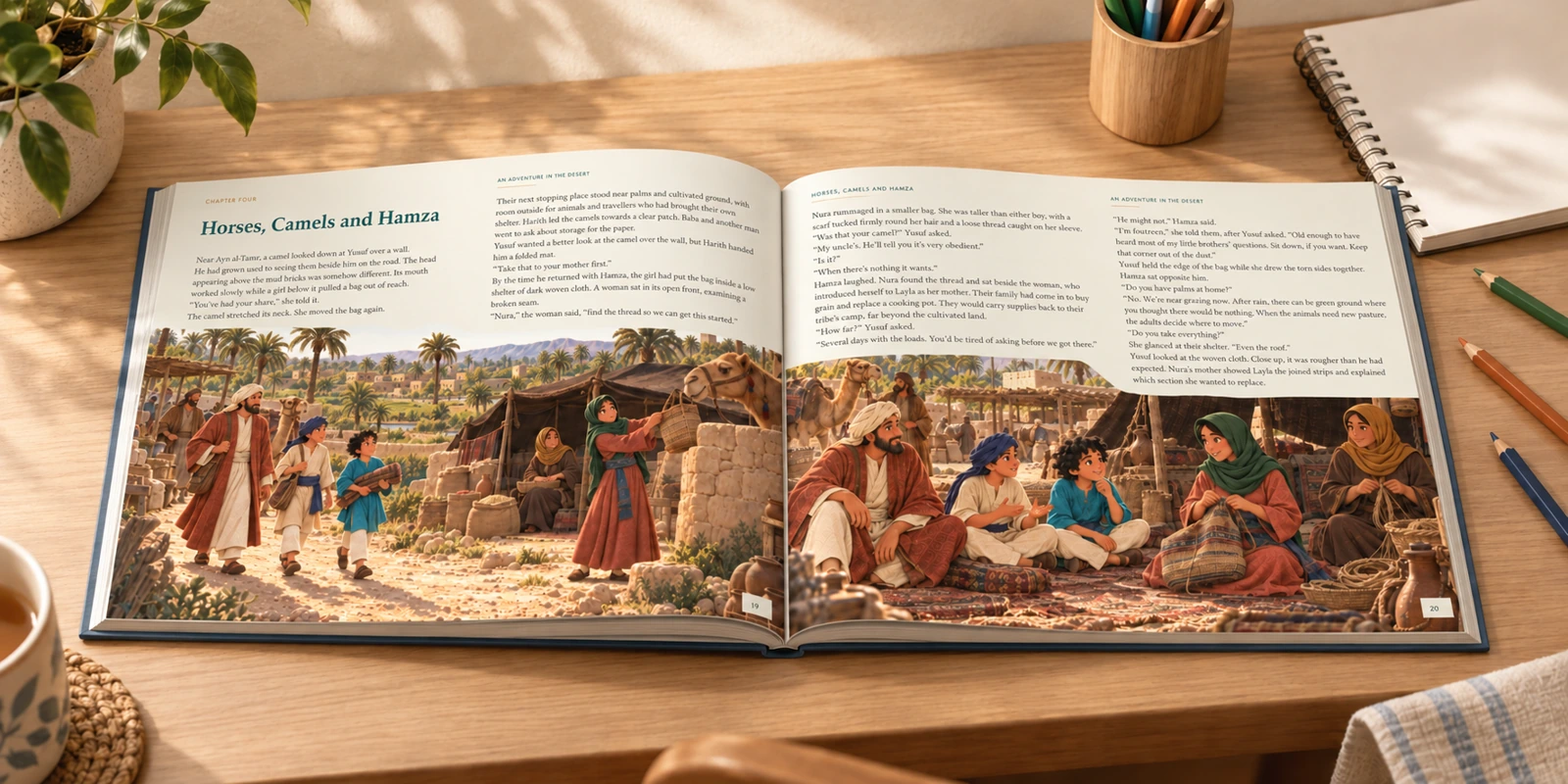 An Adventure in the Desert — Illustrative photograph · Landscape desk