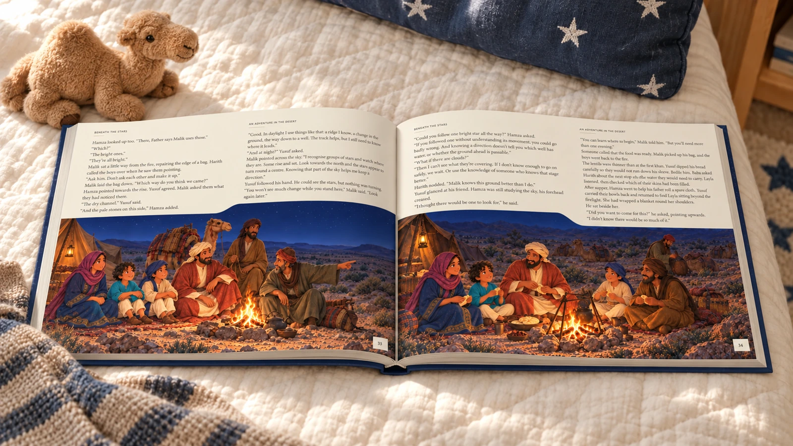 An Adventure in the Desert — Illustrative photograph · Landscape child’s bed