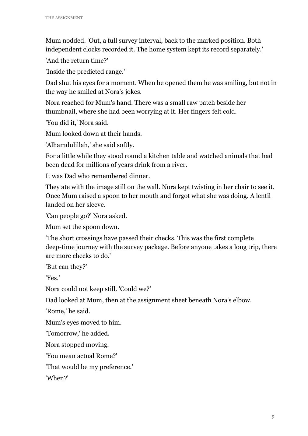 Chapter One, sample page 5 of 9