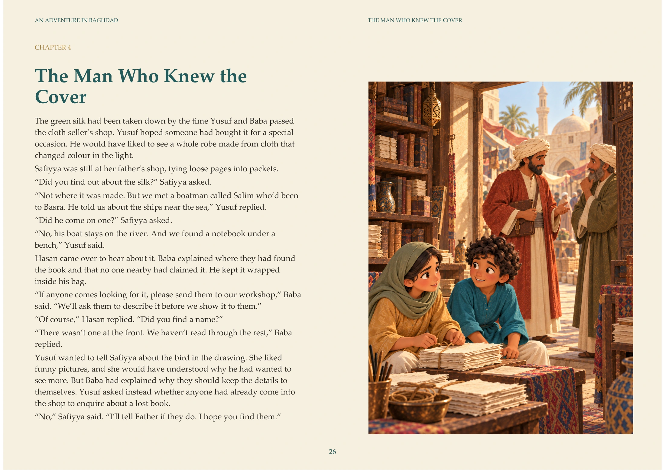 An Adventure in Baghdad — Actual landscape pages